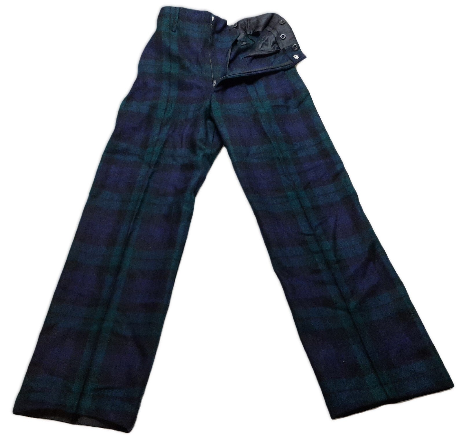 Black Watch Trews Scottish Tartan Trousers Old Pattern 75/72/88cm