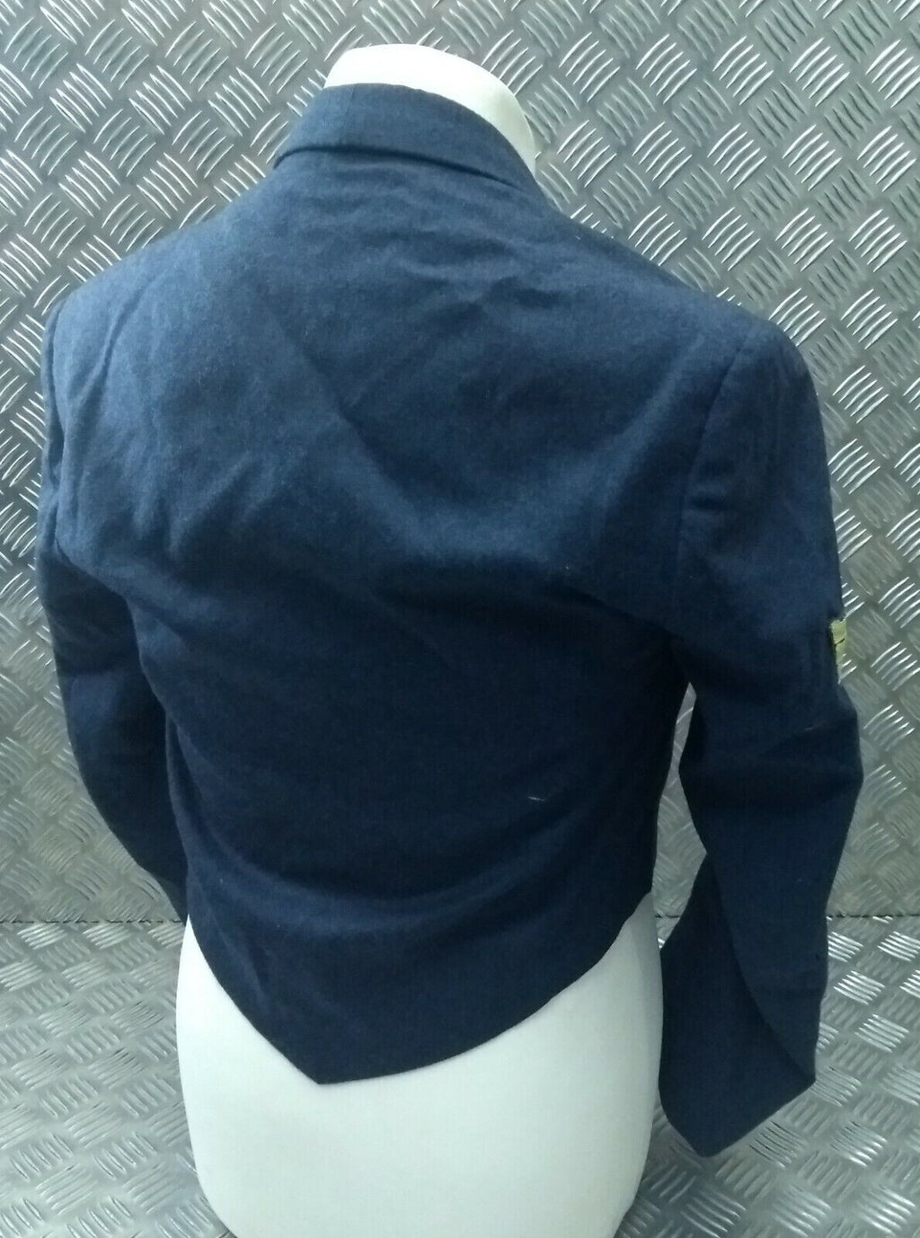 RAF Royal Air Force Vintage Mess Jacket Airforce Blue Grey AKROTIRI Cyprus With Arm Badge Faulty