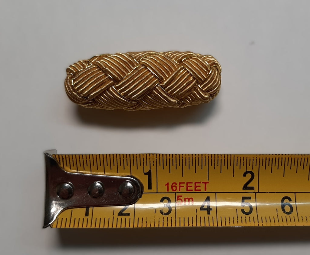 Gold Frock Wire Olivette (Button) British Ceremonial & Royal Events