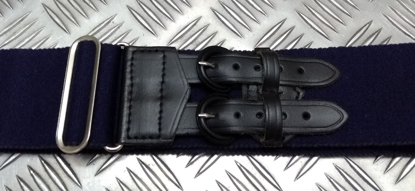 RN Waistbelt Stable Belt Navy Blue 64mm Canvas With Double Strap Closure 35" NEW