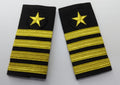 Naval Shoulder Slides / Boards Officers Gold Lace Navy NEW
