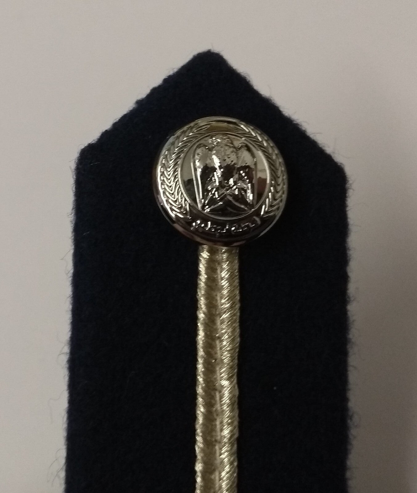 Arab Emirates Gorgets Collar Tabs Silver Braid Detail Officers & UAE Buttons