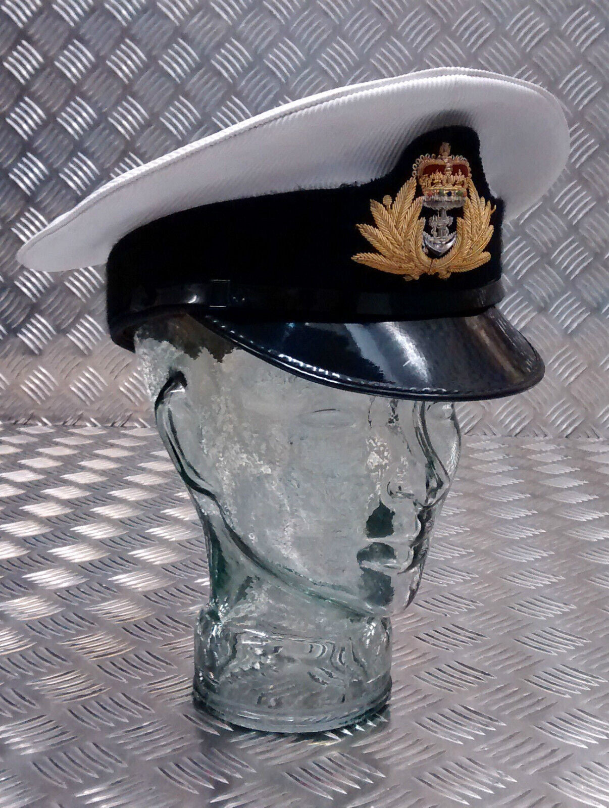 Black Knitted Worsted Dress Hat / Cap Band WRNS RN WRAF RAF Royal Air Force Fits All Sizes - NEW