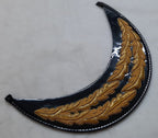 General Officer Peak British Oak Leaf Gold Wire Sprig Dress Hat Visor