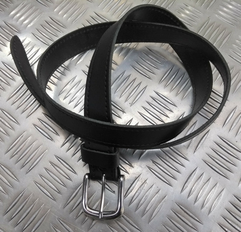 Fire Services & Civilian Issue Leather Prong Buckle Trouser Belt 2.9cm