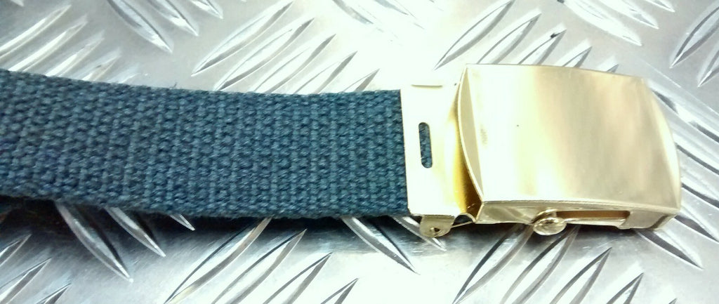 RAF Royal Air Force Trouser Belt Air Force Blue / Grey Colour 1¼" Roll Buckle Grade 1