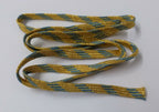 Genuine Issue Tubular Ceremonial Sky Blue on Gold 6mm Braid 6 Flecks 2M