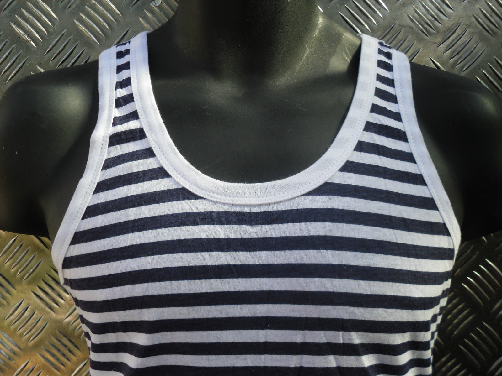Russian Soviet USSR CCCP Style Stripy Sailors Telnyashka Vest Navy Stripes New