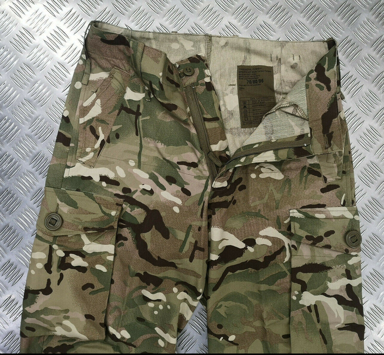 MTP Camo Windproof Trousers British Multicam Multi Terrain Waist 88cm.