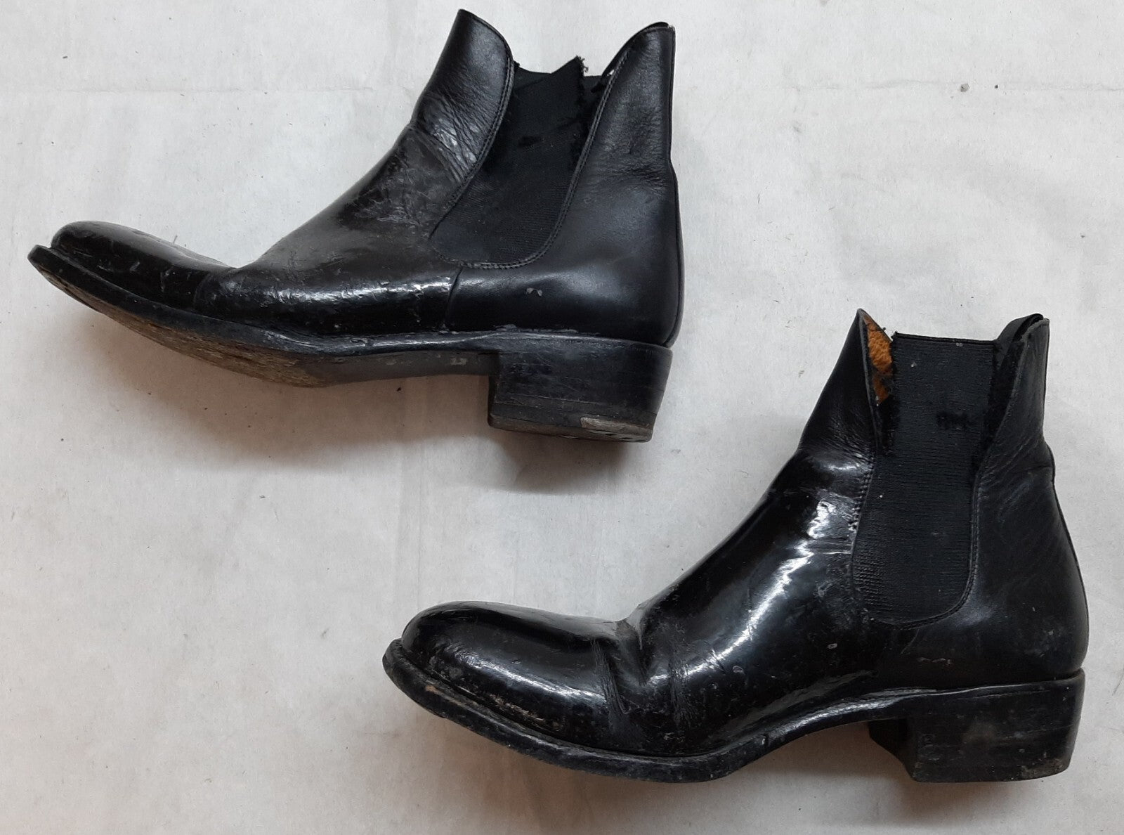 HCav Chelsea Boots British Army Cavalry Uniform With Spur Housing Size 8L