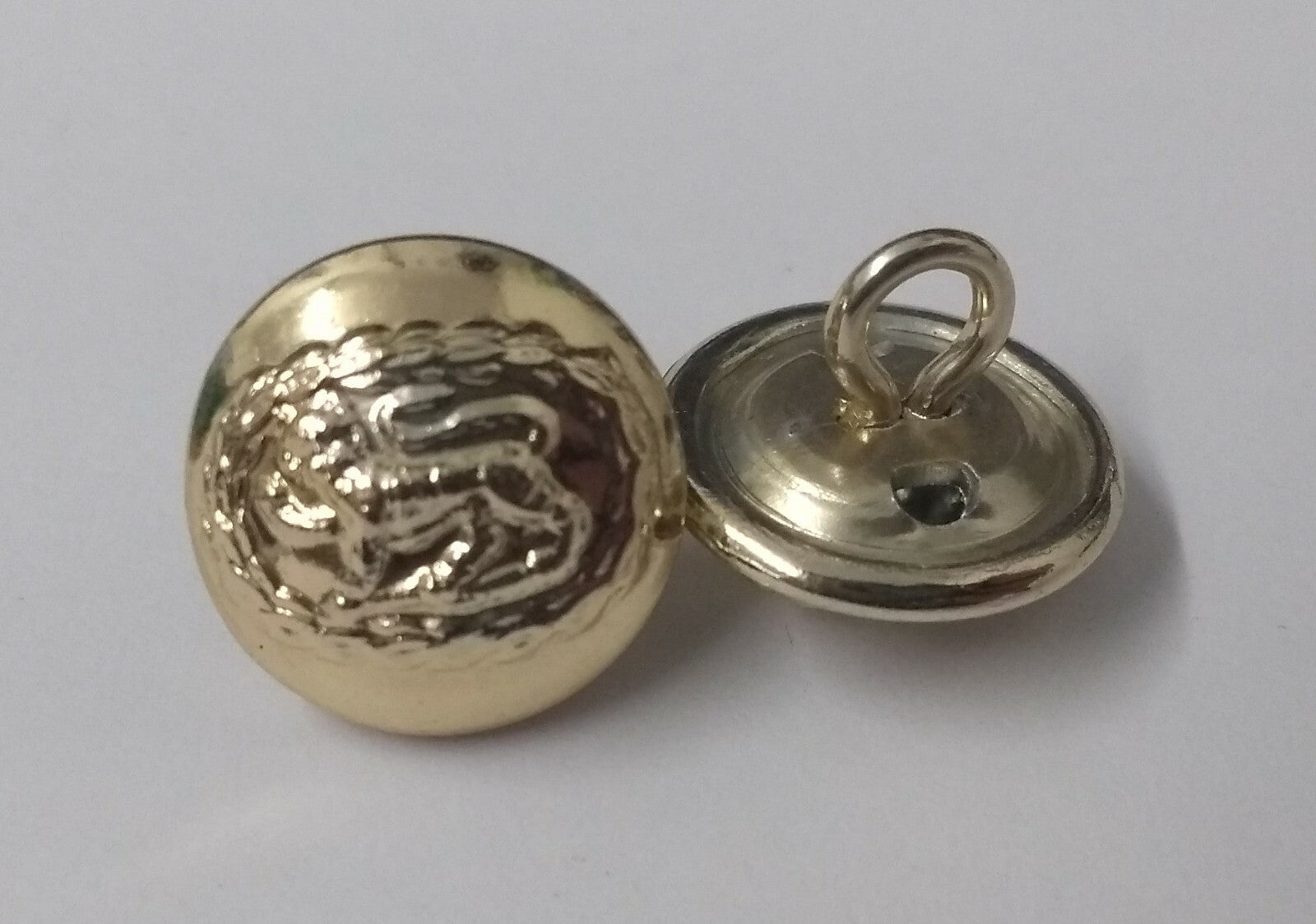 Genuine British Army Issue Royal Anglian Regiment 22L Small Buttons X2 ASBT232