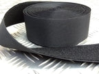 Black 50mm wide Rip & Grip / Hook & Loop / only soft Loop side 50cm length