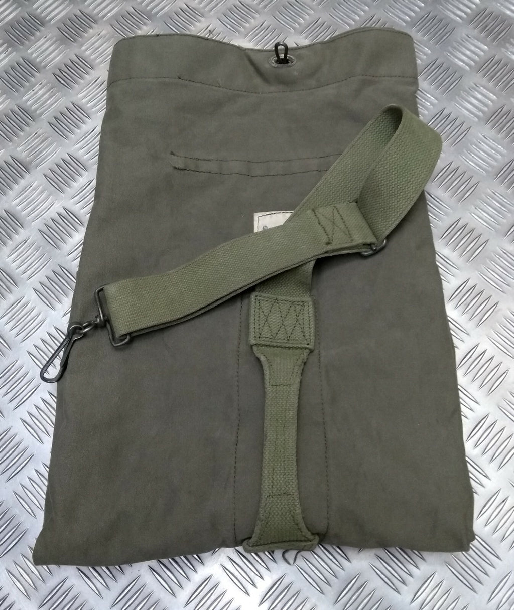 Army Canvas Kitbag Vintage Green Medium Size Duffle Kit Bag With Shoulder Strap