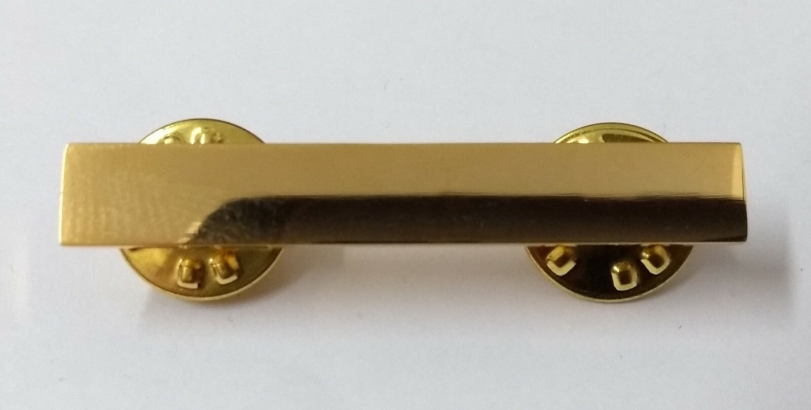 Genuine British Standard Issue Gold Coloured Plain Metal Rank Bar NEW