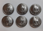 Hertfordshire Buttons Ring Back H F R S Obsolete Stag / Hart Insignia 26L 3 Prs