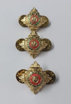 Officers Rank Pips ¾" Bath Stars Tria Juncta In Uno Genuine British NEW