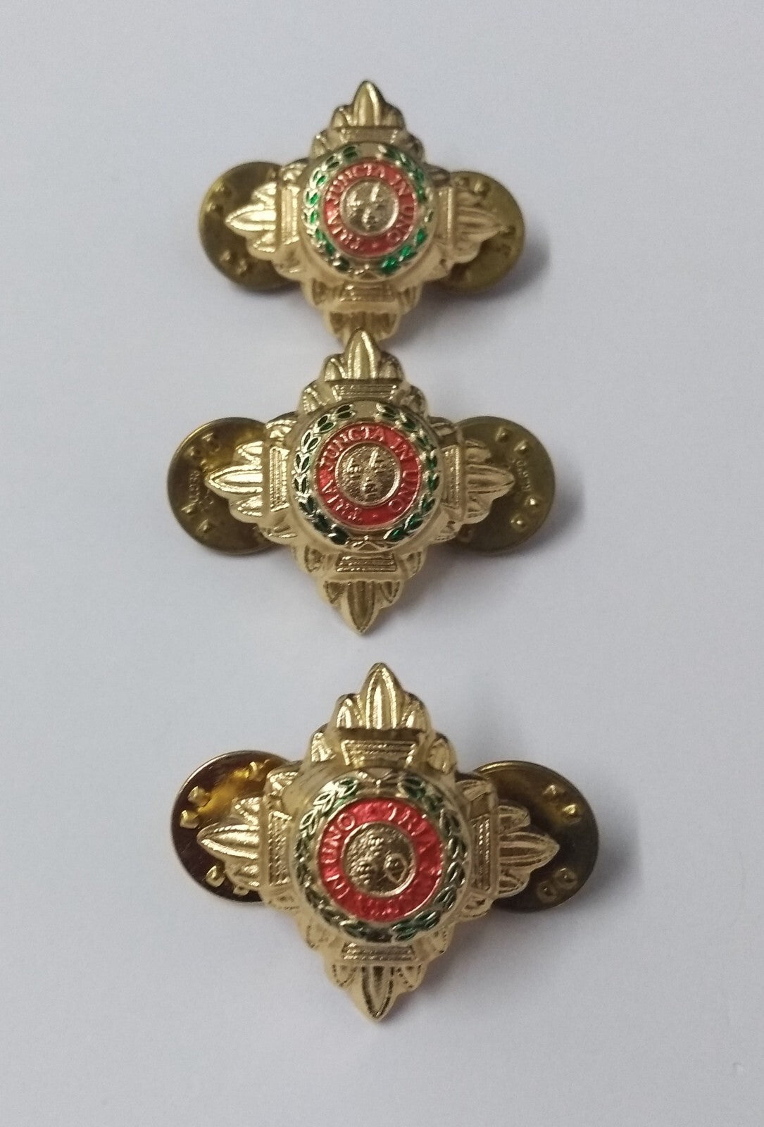 Officers Rank Pips ¾" Bath Stars Tria Juncta In Uno Genuine British NEW