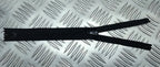 Mil-Spec YKK Zip Zipper Black 25cm Closed End