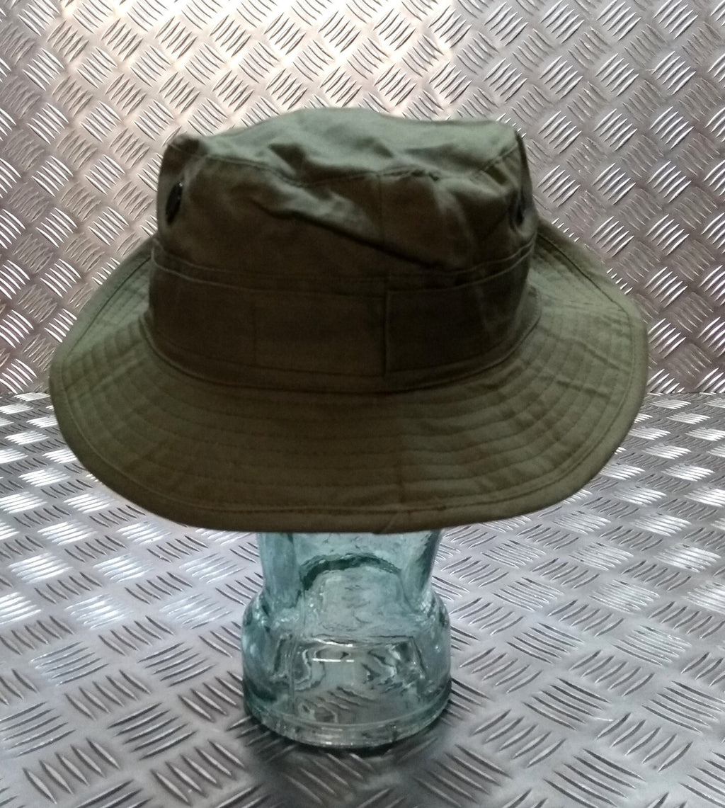 Military Style Special Forces Boonie Hat / Bush Hat Short Brim Green OD - NEW