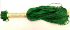 Vintage Mallard Floss Pure Silk Boiling Dyes No297 Emerald Green Pearsall's