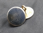British Made Chrome / Silver Flat Blazer Buttons Alkit Ltd Cambridge Circus WC2