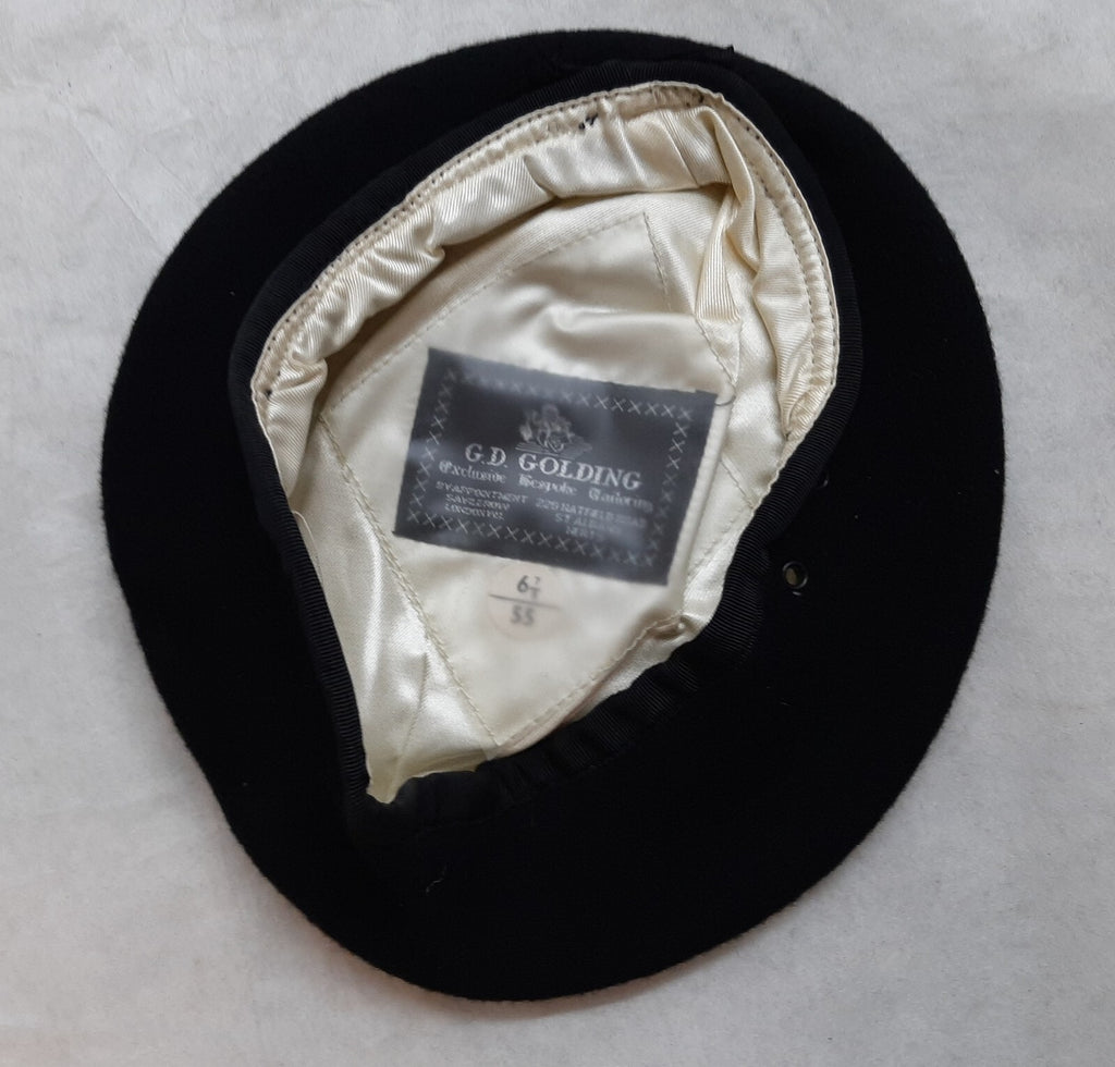 Officers Beret British Golding Pattern Petersham Rim Black Colour 55cm