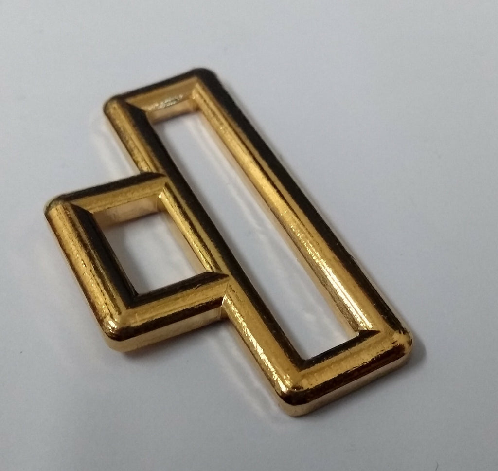 Metal Belt Brass Buckle Retainer Female Latch Side