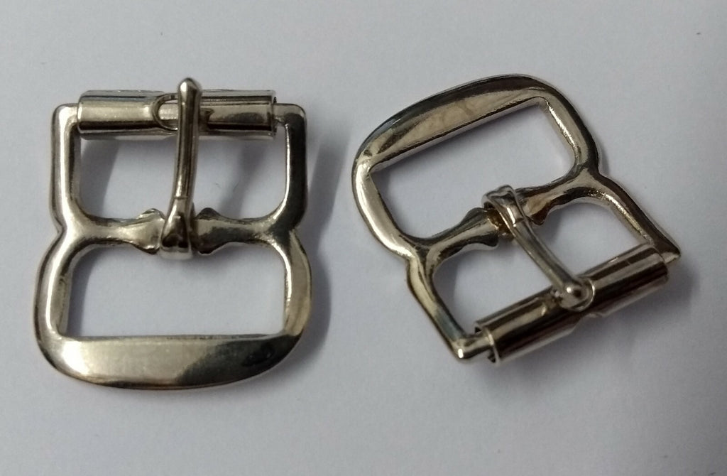 Mil-Spec 1/2" Nickel Plated Small Roll Buckles X2 ( 1 Pair) STD40