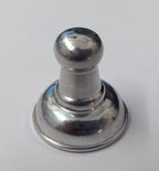 Pith Dome Top Small Ornamental Plain Decoration For Headwear Screw Mount