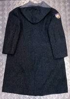 Vintage 1960's Ladies Wool Grey Duffle Coat Greatcoat