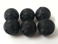 British Army Royal Green Jackets Officer Dress Black Ball Buttons 28L