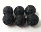 British Army Royal Green Jackets Officer Dress Black Ball Buttons 28L