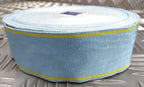 Vintage 38mm, 1.5" Wide Striped Grosgrain Ribbon Made by Toye, Kenning & Spencer