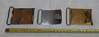British Buckles set of 3 Miscellaneous Waist Belt Plate Type