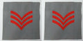 Genuine British QARANC Q A Royal Army Nursing Corps Rank Patches SGT ASPS420