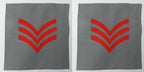 Genuine British QARANC Q A Royal Army Nursing Corps Rank Patches SGT ASPS420