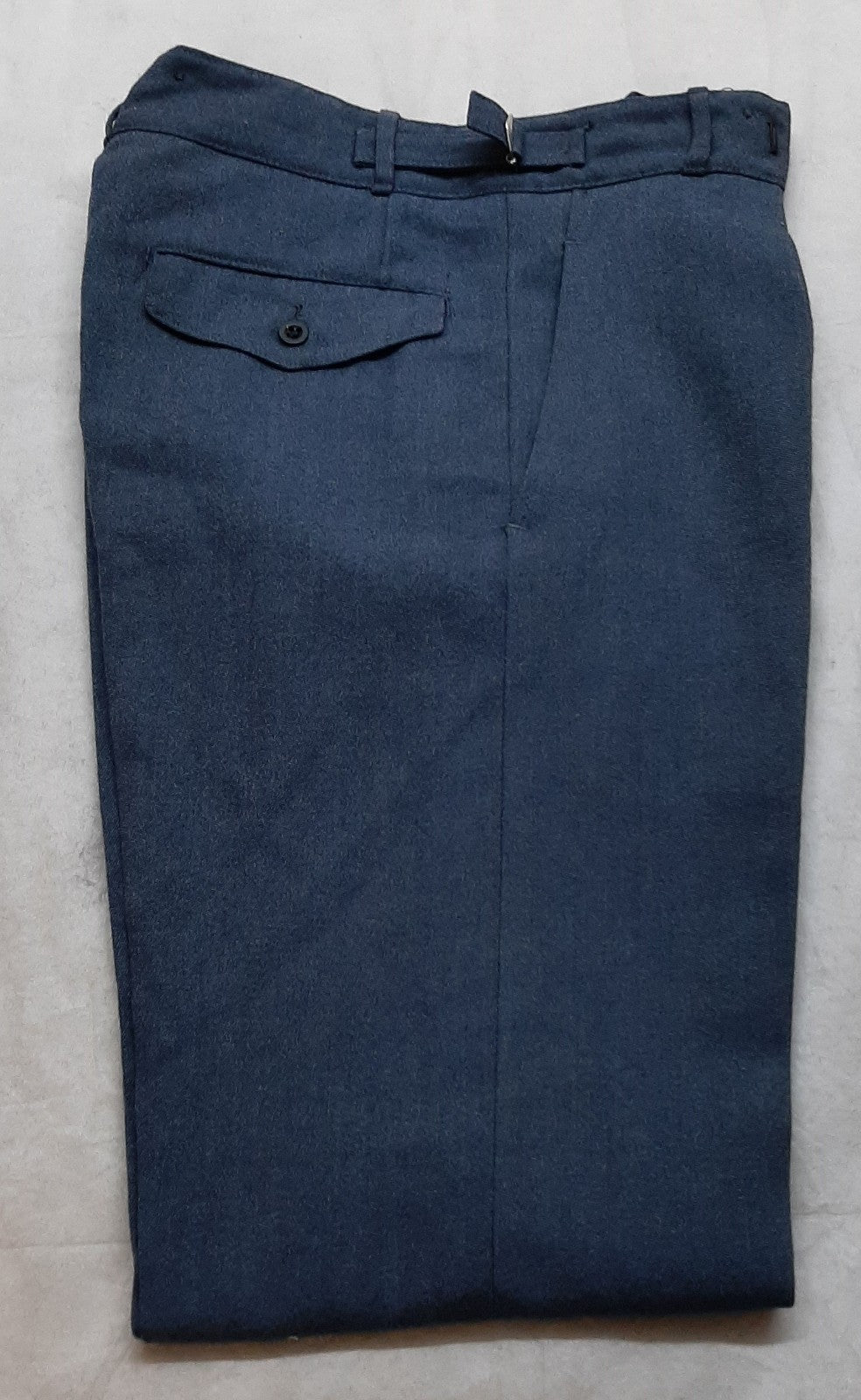 Vintage Trousers RAF Royal Air Force Dress Old Pattern Air Force Blue Grey Colour Waist 31"
