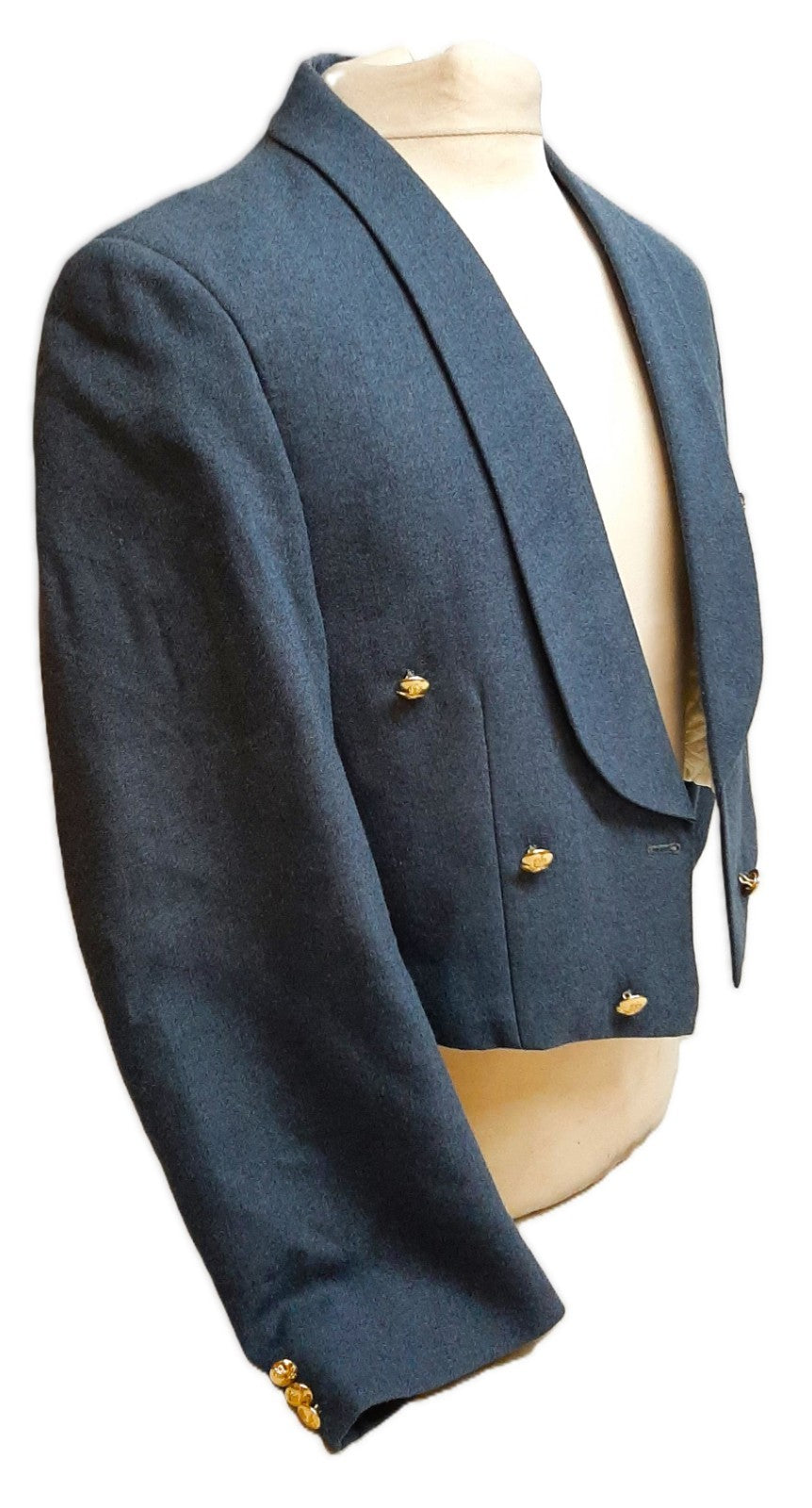 RAF Royal Air Force Mess Jacket Old Pattern Blue Grey Type No Badges Fancy Dress Goodwood