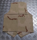 Military Desert Camo Basic Vest Boys / Mens U.S Style Tri Colour Cam Fancy Dress