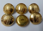 Genuine Vintage IV Harp insignia Shank Buttons x 6 - New