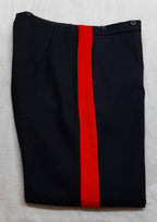 No1 Army Trousers British Officers Blues Red Stripe Dress Uniform Waist 39"