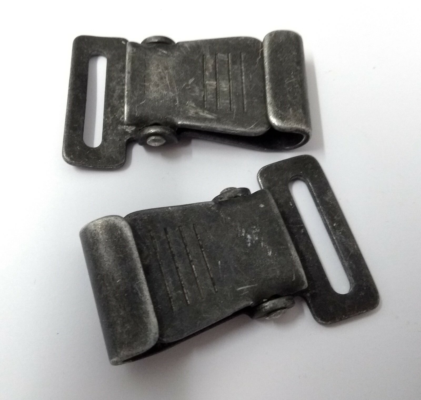 Vintage Issue Webbing Belt Buckles, Stays & Snap Hooks