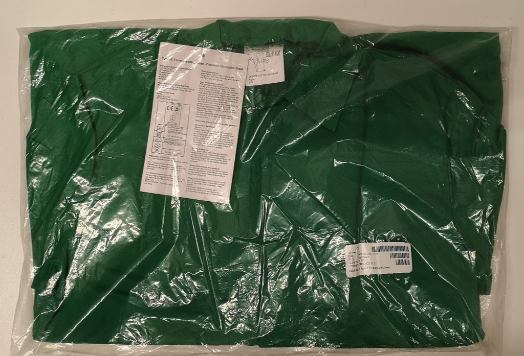 Green Flame Resistant Coverall Chest 100-104cm Height 182-194cm British