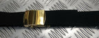 Genuine British Black RN Trousers Belt 1¼" Roll Buckle Royal Navy Grade 2