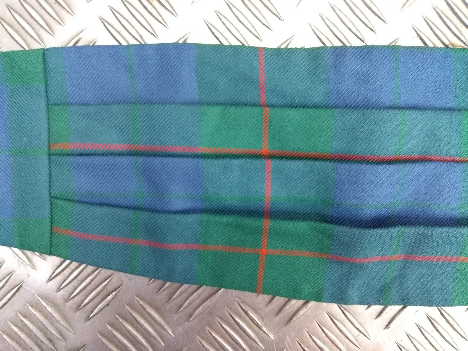 Barclay Hunting Ancient Pattern Wool Cummerbund made by Lochcarron Waist max 39"