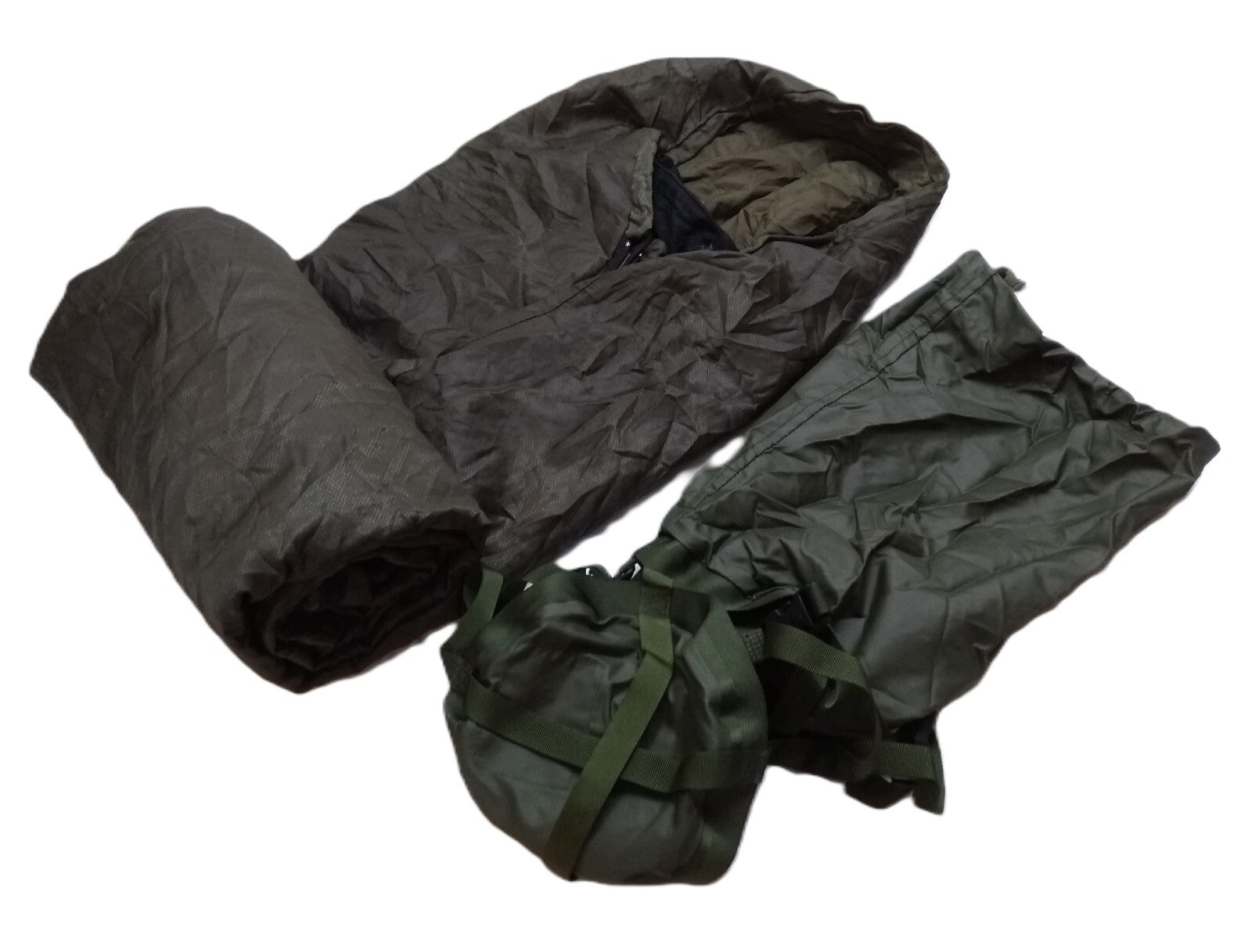 Jungle Sleeping Bag Army Green Snugpak V1 With British Compression Sack