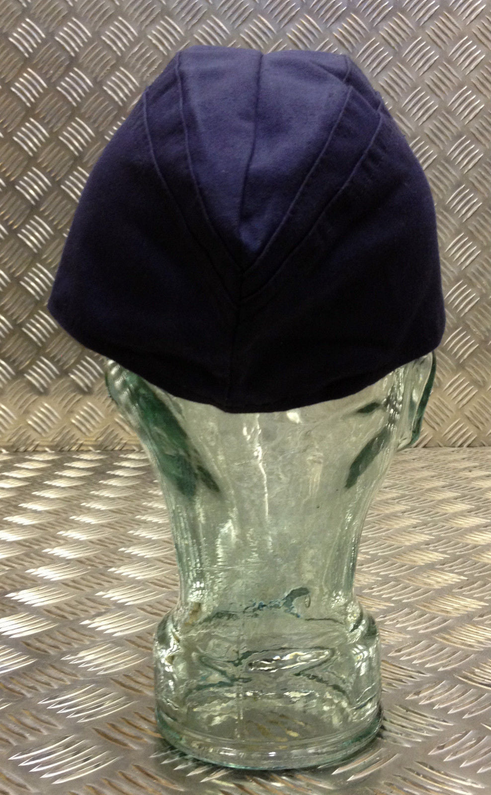 Genuine East German Army/Navy Flat Cap / Envelope/Forage Hat. Blue - All Sizes