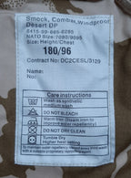 Army Desert Smock Windproof British Tri Forces DP Camo Combat Uniform 180/96cm