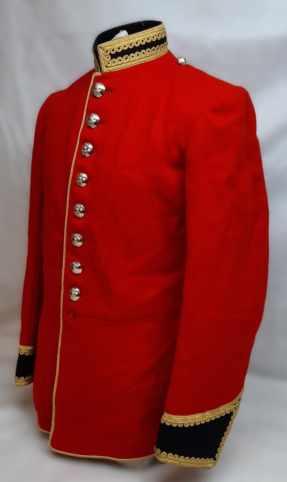 British Army HCMR Trumpeter's Tunic LG Bandsmans Red Jacket 40"