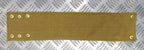 Yellow Armband Brassard WW2 Pattern British Army Old Stock Unissued Khaki Lined